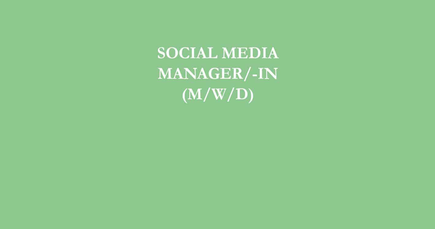 Social Media Manager